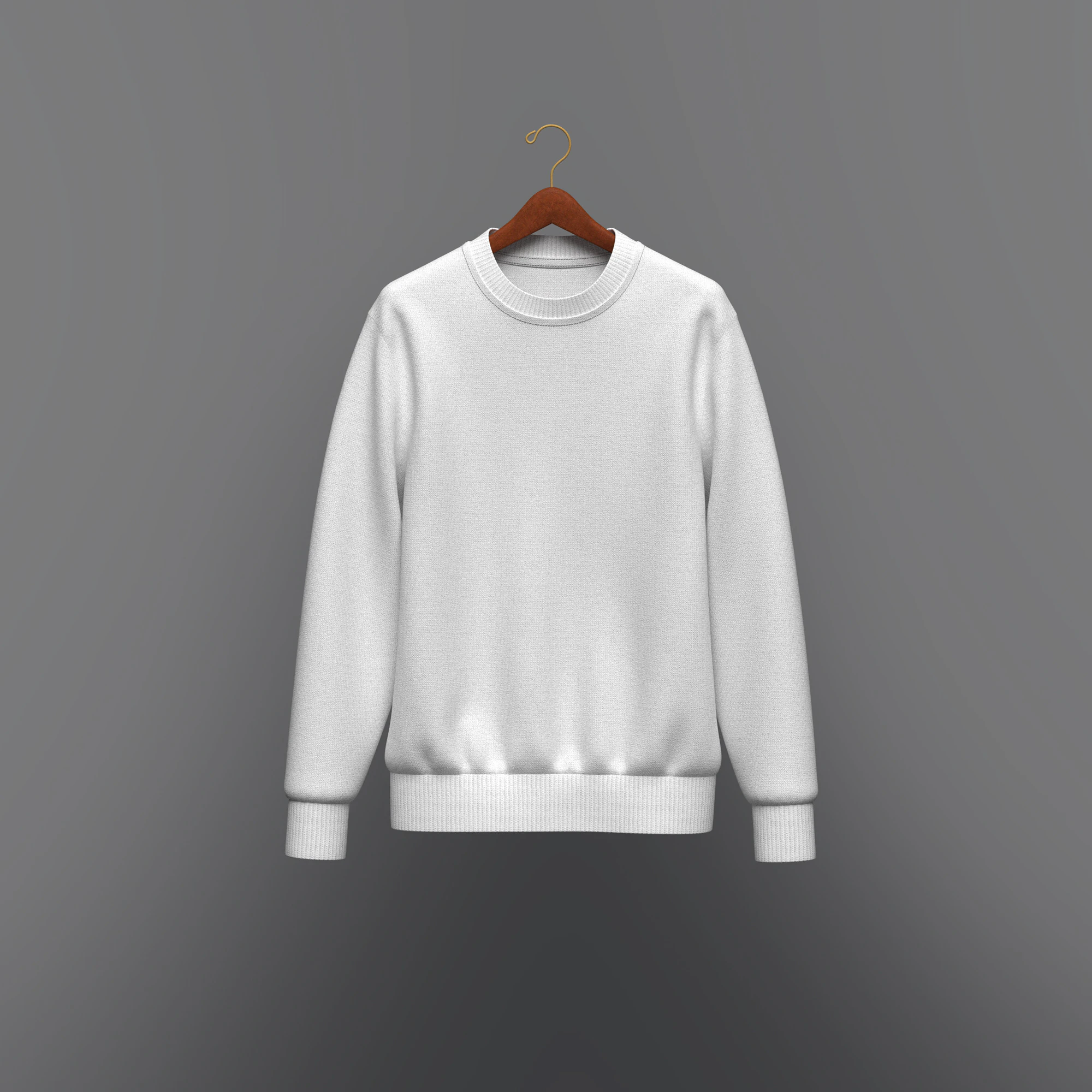 Men Sweatshirt On Hanger 3D Model .c4d .max .obj .3ds .fbx .stl .blend 