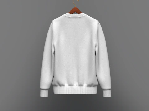 Men Sweatshirt On Hanger 3D Model
