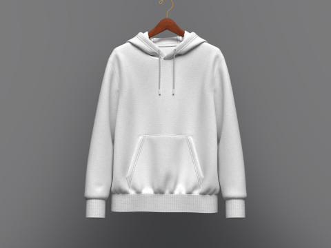 Hoodie On Hanger 3D 모델