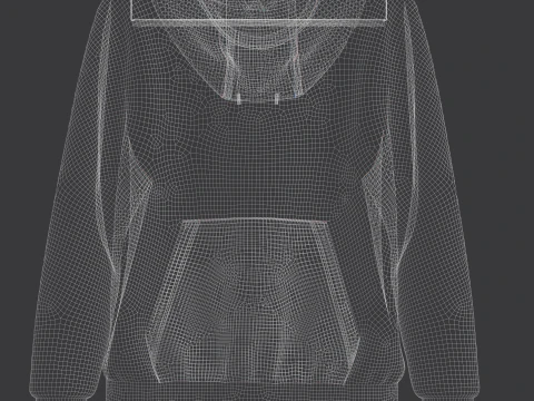 हैंगर पर हुडी 3D मॉडल