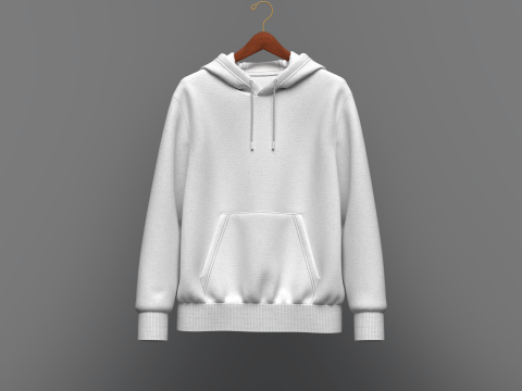 Hoodie On Hanger 3D 모델