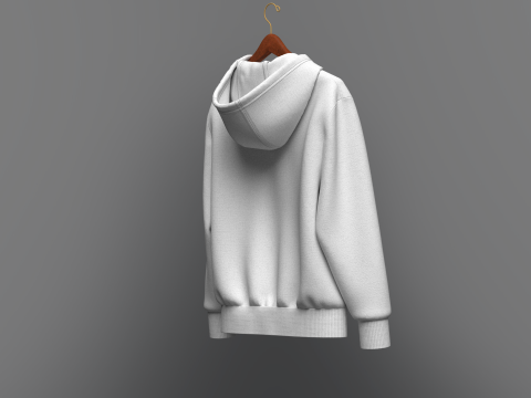 Hoodie On Hanger 3D 모델