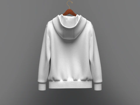 हैंगर पर हुडी 3D मॉडल