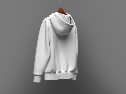 Hoodie On Hanger 3D 모델