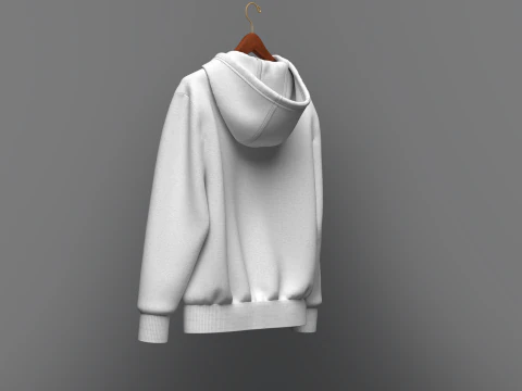हैंगर पर हुडी 3D मॉडल
