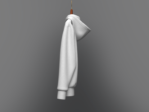 Hoodie On Hanger 3D 모델