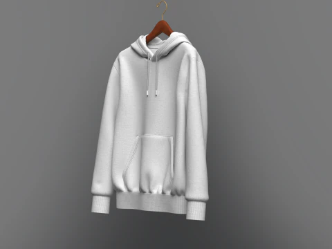 हैंगर पर हुडी 3D मॉडल