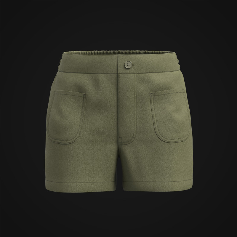 Women Shorts Modèle 3D .c4d .max .obj .3ds .fbx .stl .blend