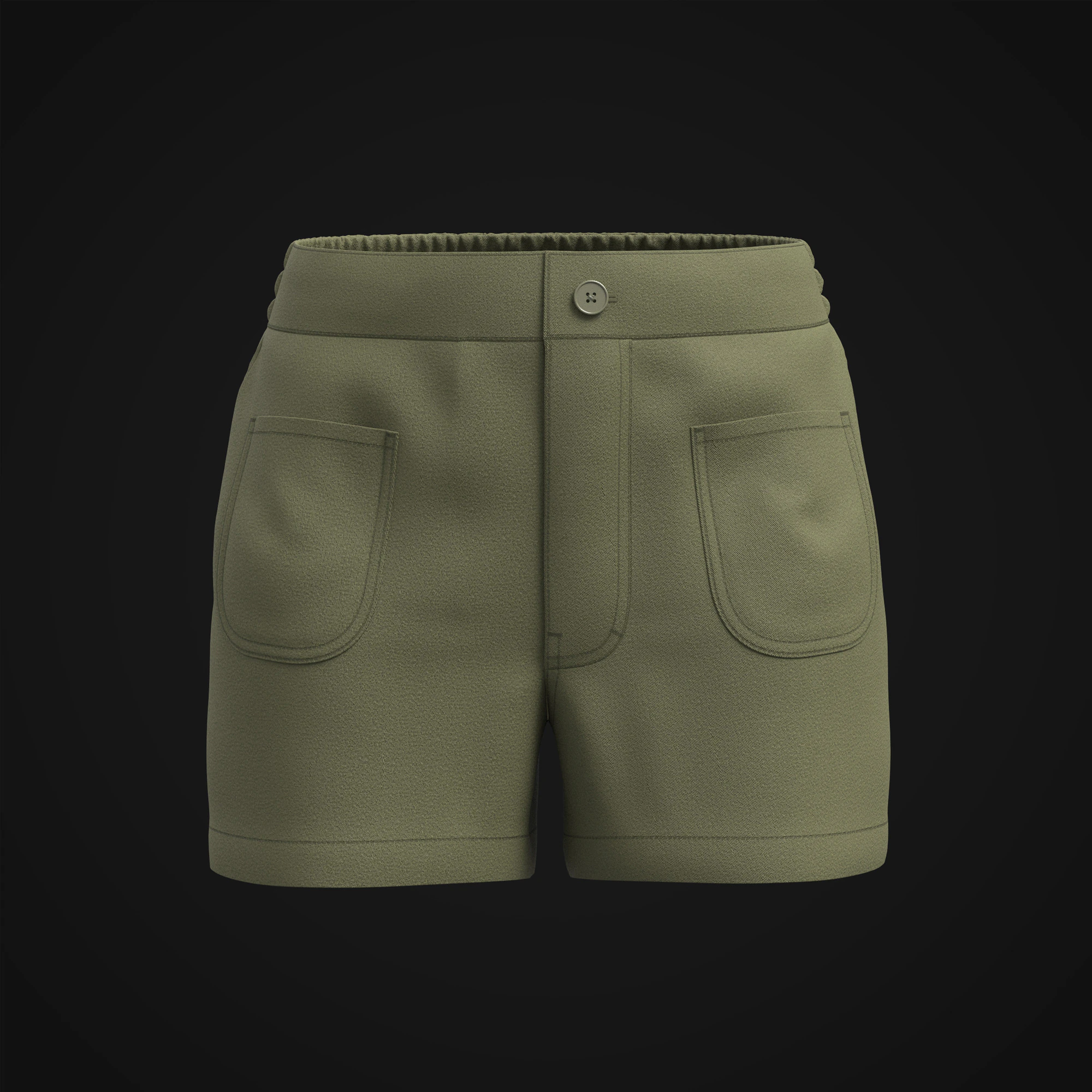 Women Shorts 3D Model .c4d .max .obj .3ds .fbx .stl .blend