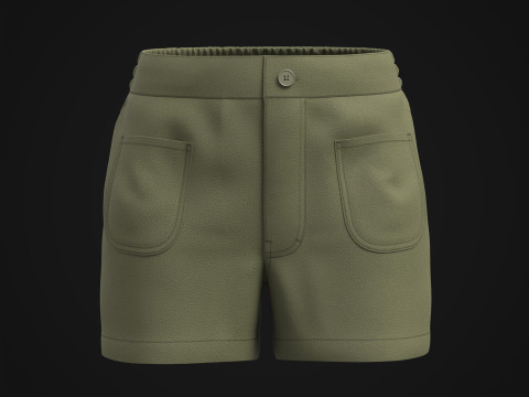 Women Shorts 3Dモデル