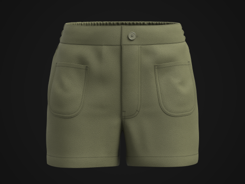 Women Shorts Modèle 3D