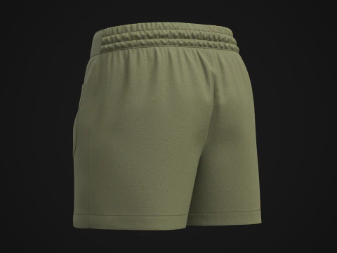 Women Shorts 3D Model