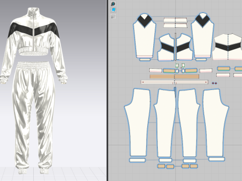 Women Active Wear Model 3D
