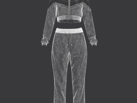 Women Active Wear Model 3D