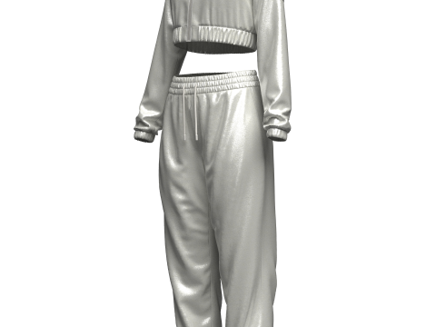 Women Active Wear Model 3D