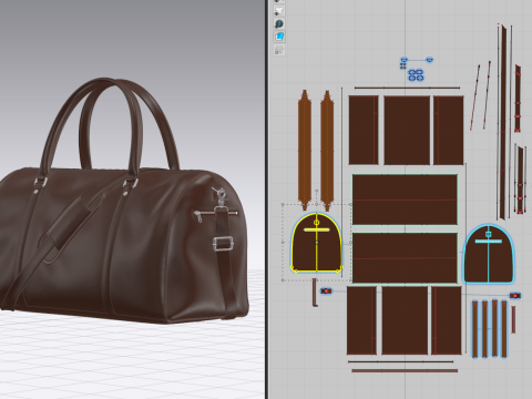 Travel Duffle Bag Modelo 3D