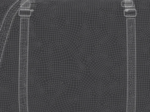 Travel Duffle Bag 3D Model