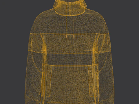Men Corduroy Jacket 3D Model