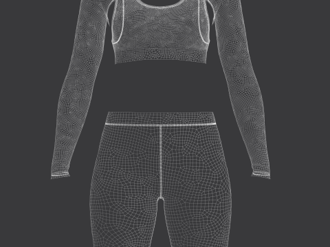 Female Gym Wear Modelo 3D
