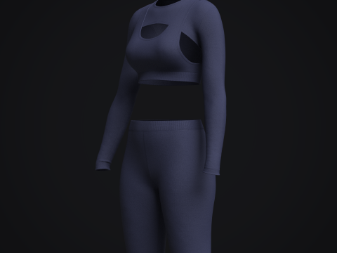 Female Gym Wear Modelo 3D