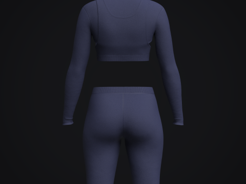Female Gym Wear Modelo 3D