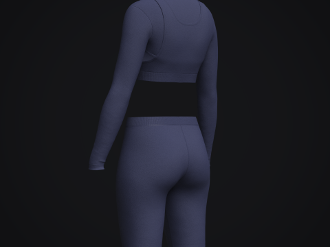 Female Gym Wear Modelo 3D