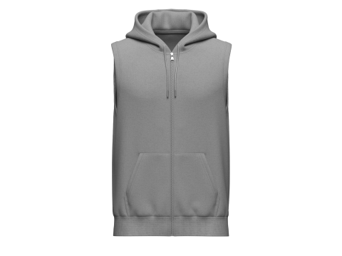 Male Sleeveless Hoodie 3Dモデル