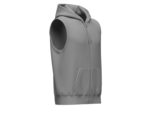 Male Sleeveless Hoodie 3Dモデル