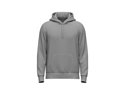 Male Hoodie Hood Down 3D Model