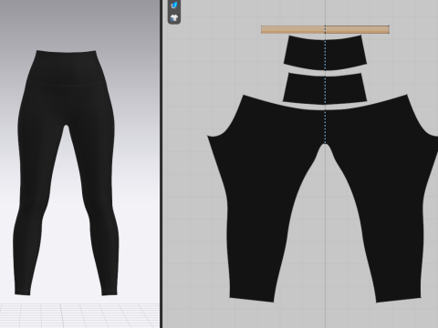 Legging Model 3D