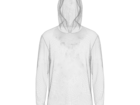 Male Hooded Jersey 2 Modèle 3D