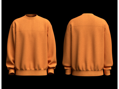 Mens Sweatshirt 3Dモデル