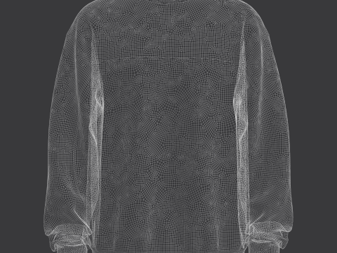 Mens Sweatshirt 3Dモデル