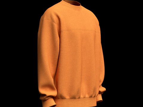 Mens Sweatshirt 3Dモデル