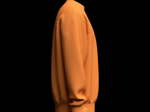 メンズスウェットシャツ 3Dモデル