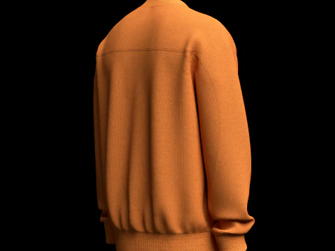 メンズスウェットシャツ 3Dモデル