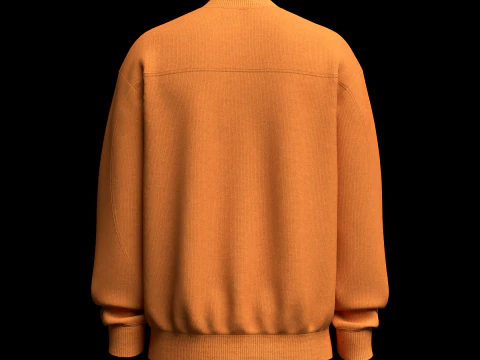 メンズスウェットシャツ 3Dモデル