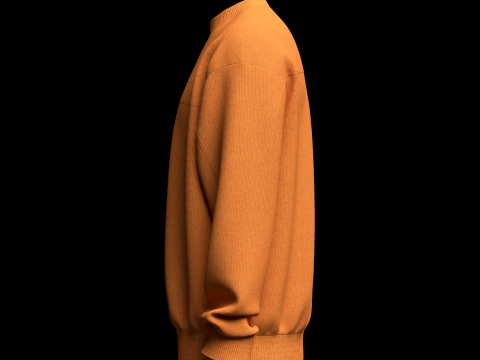 Mens Sweatshirt 3Dモデル