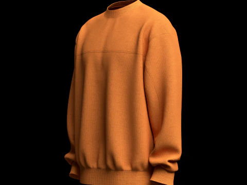 メンズスウェットシャツ 3Dモデル