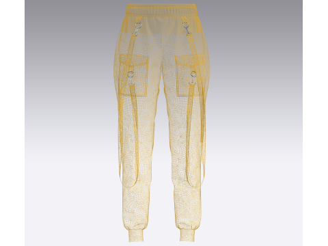 Womens Cargo Pant Modelo 3D