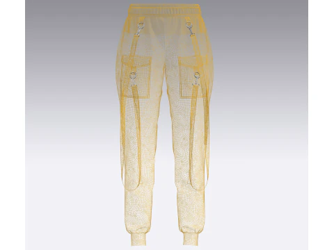 Womens Cargo Pant 3D Model
