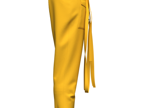 Womens Cargo Pant Modelo 3D