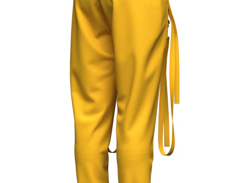 Womens Cargo Pant 3D Model