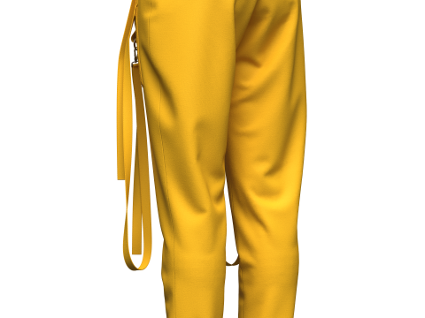 Womens Cargo Pant Modelo 3D