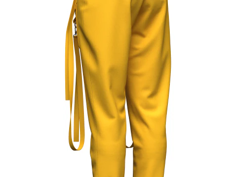 Womens Cargo Pant 3D Model