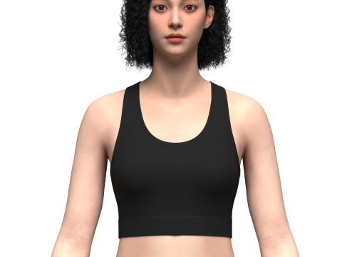 Womens Cargo Pant and Top Model 3D