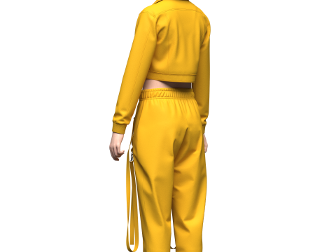 Womens Streetwear 3D 모델