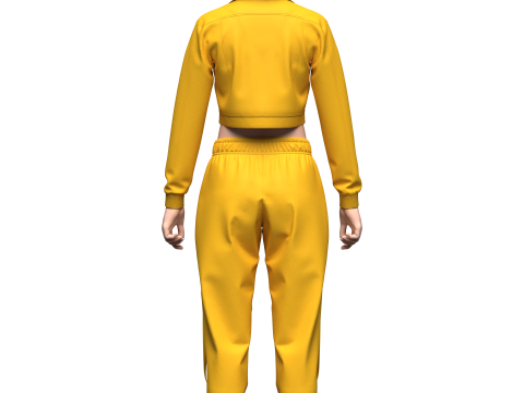 Womens Streetwear 3D 모델
