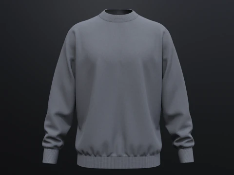 Mens Sweatshirt 3D Model