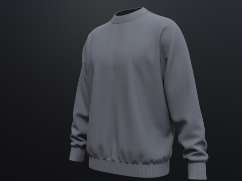 Mens Sweatshirt Modello 3D